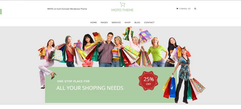 WordPress Theme For Ecommerce